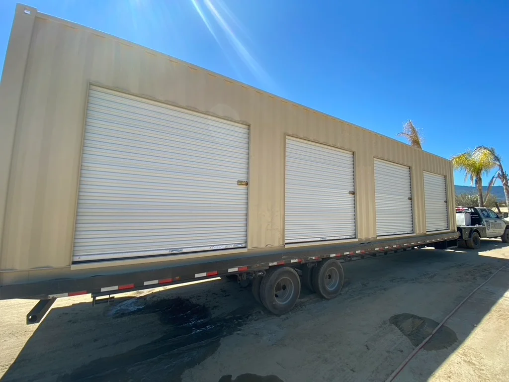 40ft Refurbished with (4) side roll up doors